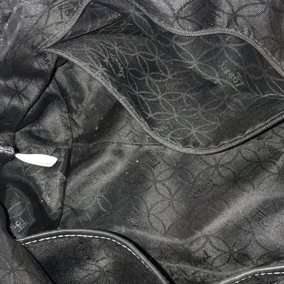 Fossil Black Leather Shoulder Bag - Pre-Owned - Picture 7 of 7